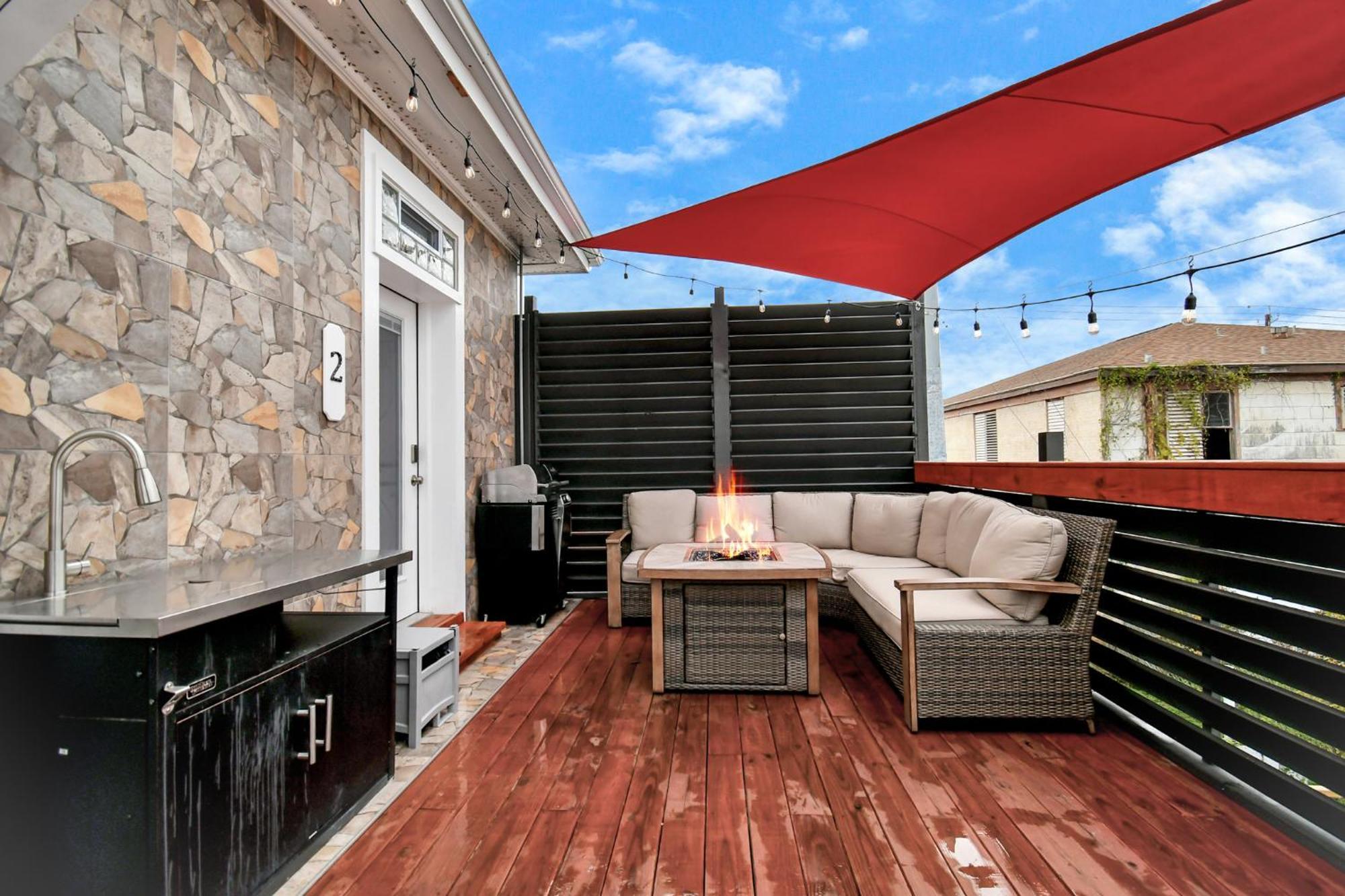 Apartmán Nautical Loft With Outdoor Kitchen & Beach Access Galveston Exteriér fotografie